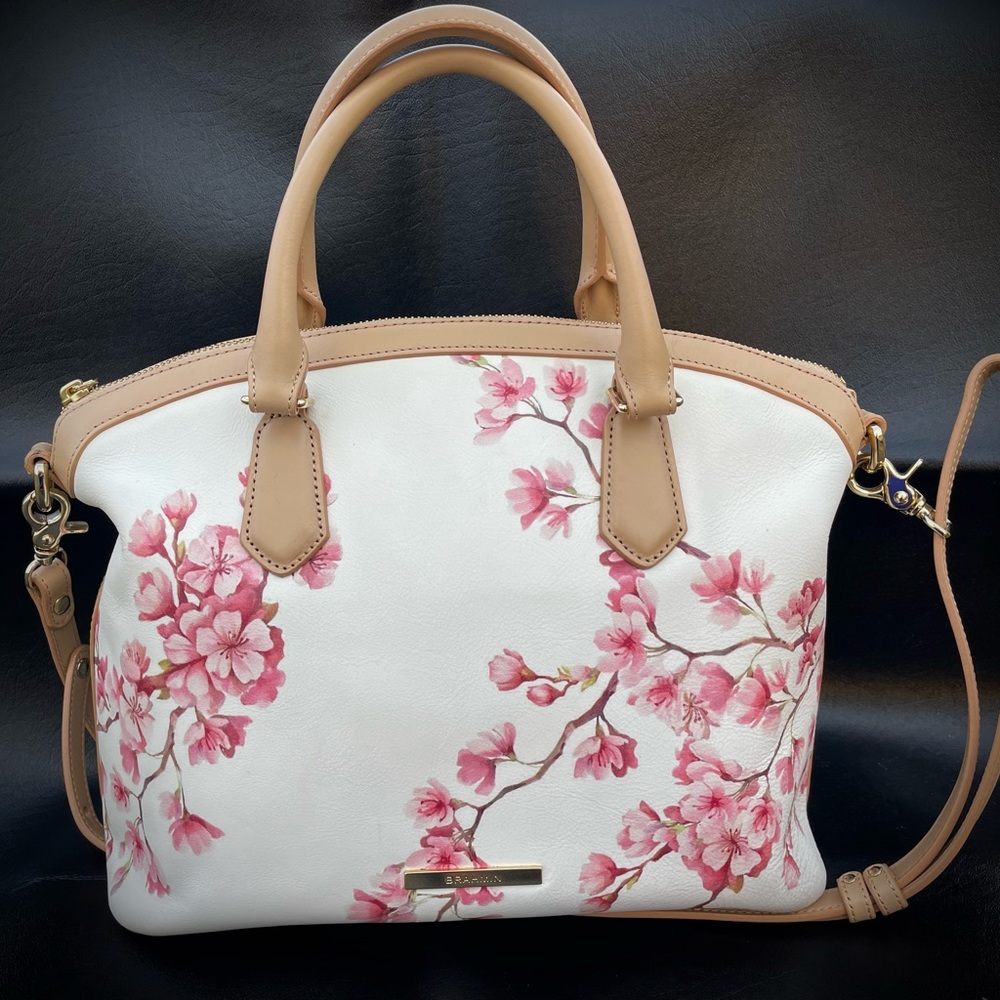 Brahmin Duxbury satchel cherry blossom Kentish